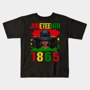 Juneteenth Shirt Juneteenth Is My Independence Day 1865 Kids T-Shirt